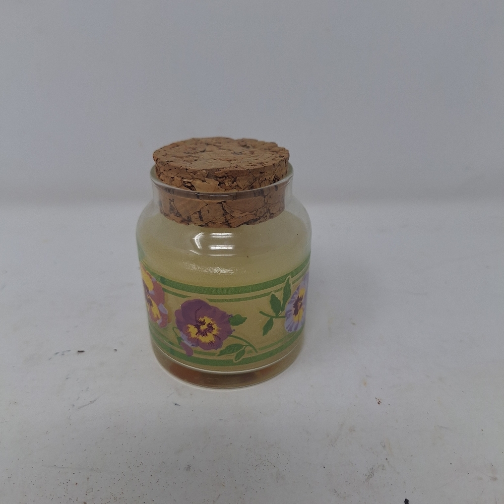 Canterbury Candles Hallmark Wildflower 3.5 Oz Jar Candle Cork Stopper Floral